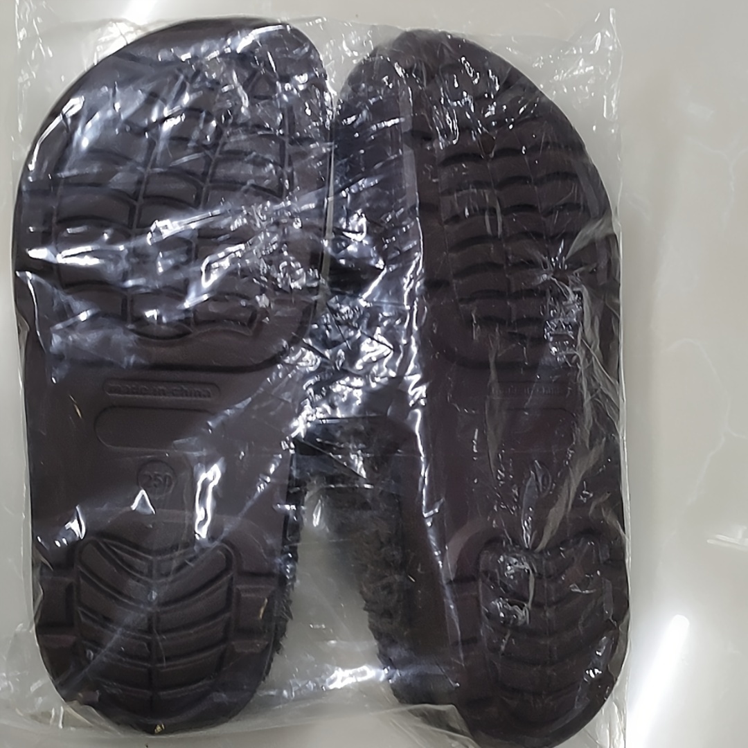 mens winter house clogs casual non slip breathable slip on soft sole sandal slippers with fuzzy lining for walking details 8